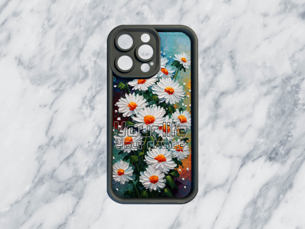 positive flower phone case