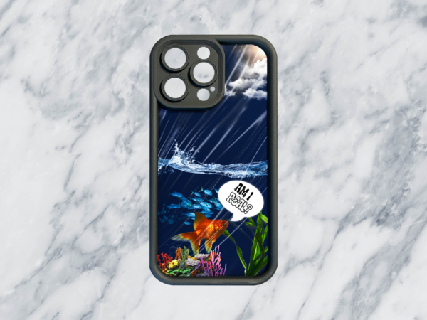 aesthetics goldfish phone case